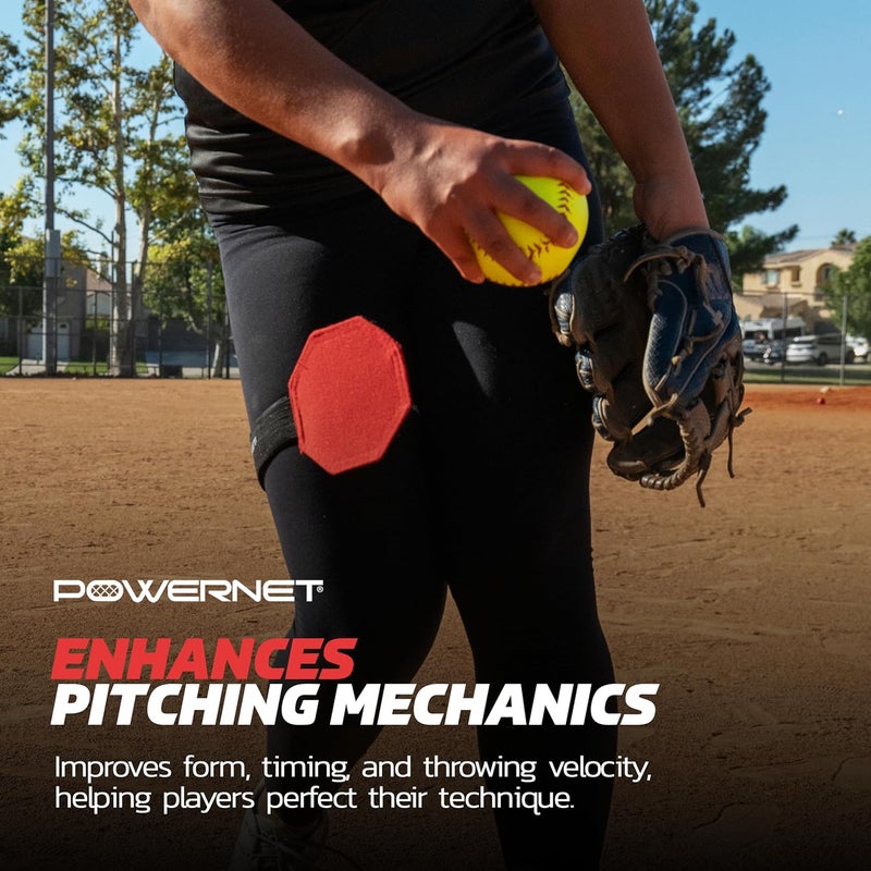 PowerNet Windmill Trainer Softball Pitching Aid, Improves Release Point & Timing, Instant Feedback Softball Training Equipment, Adjustable Pitching Trainer, 2 Pack - Image 4